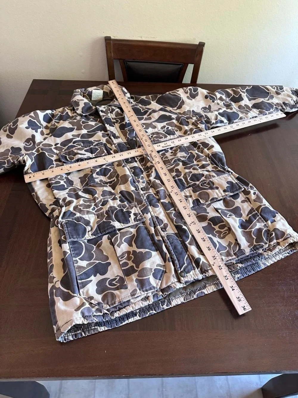 Vintage Walls Blizzard-Pruf Camo Parka Jacket Insulated Men’s Small 38-40
